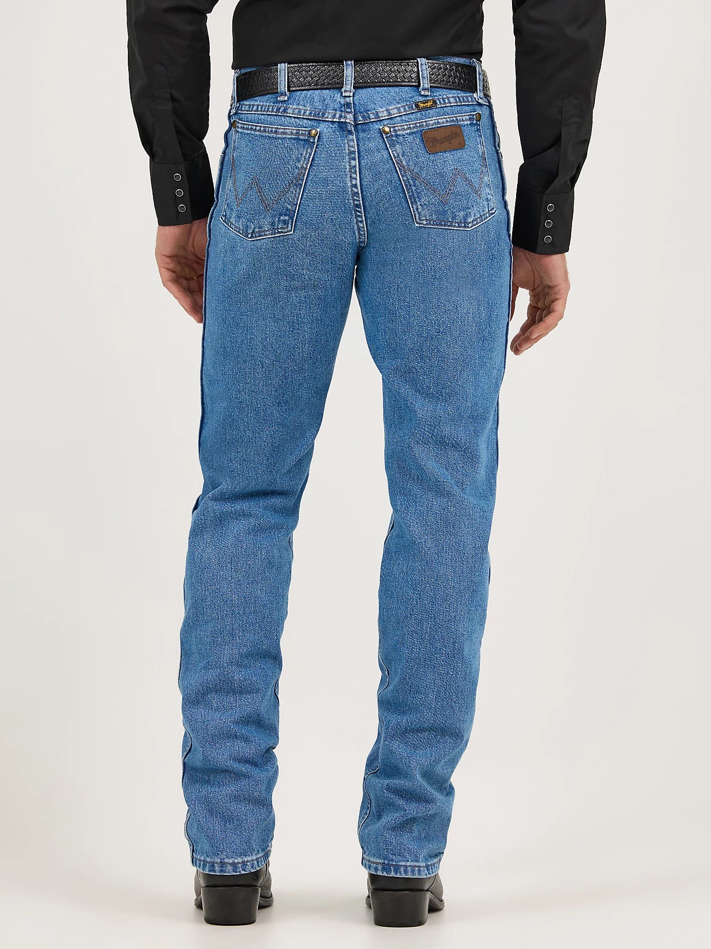 Wrangler Premium Performance Cowboy Cut Regular Fit Jean - Stonewash
