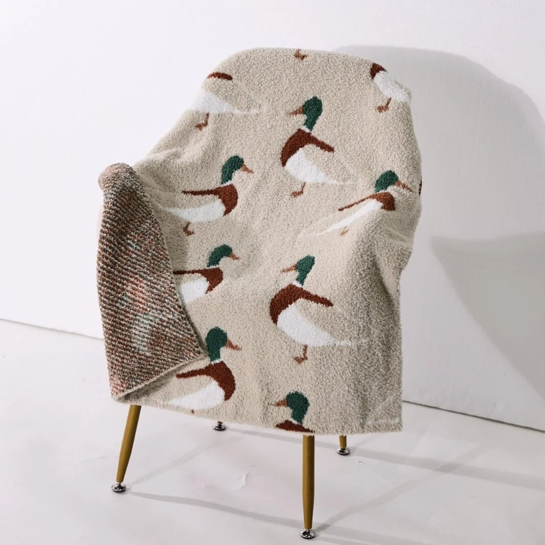 Chenille Blanket - Mallard