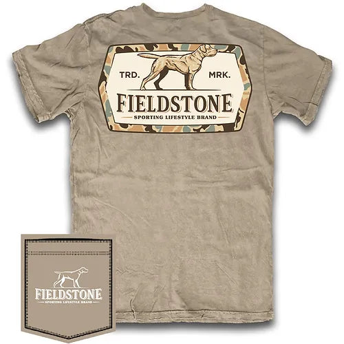 Lab Camo Logo Tee - Sand