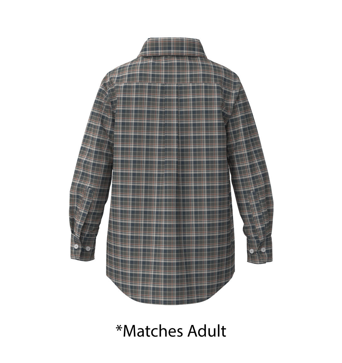 Youth Dawson Check Button Down - Spruce