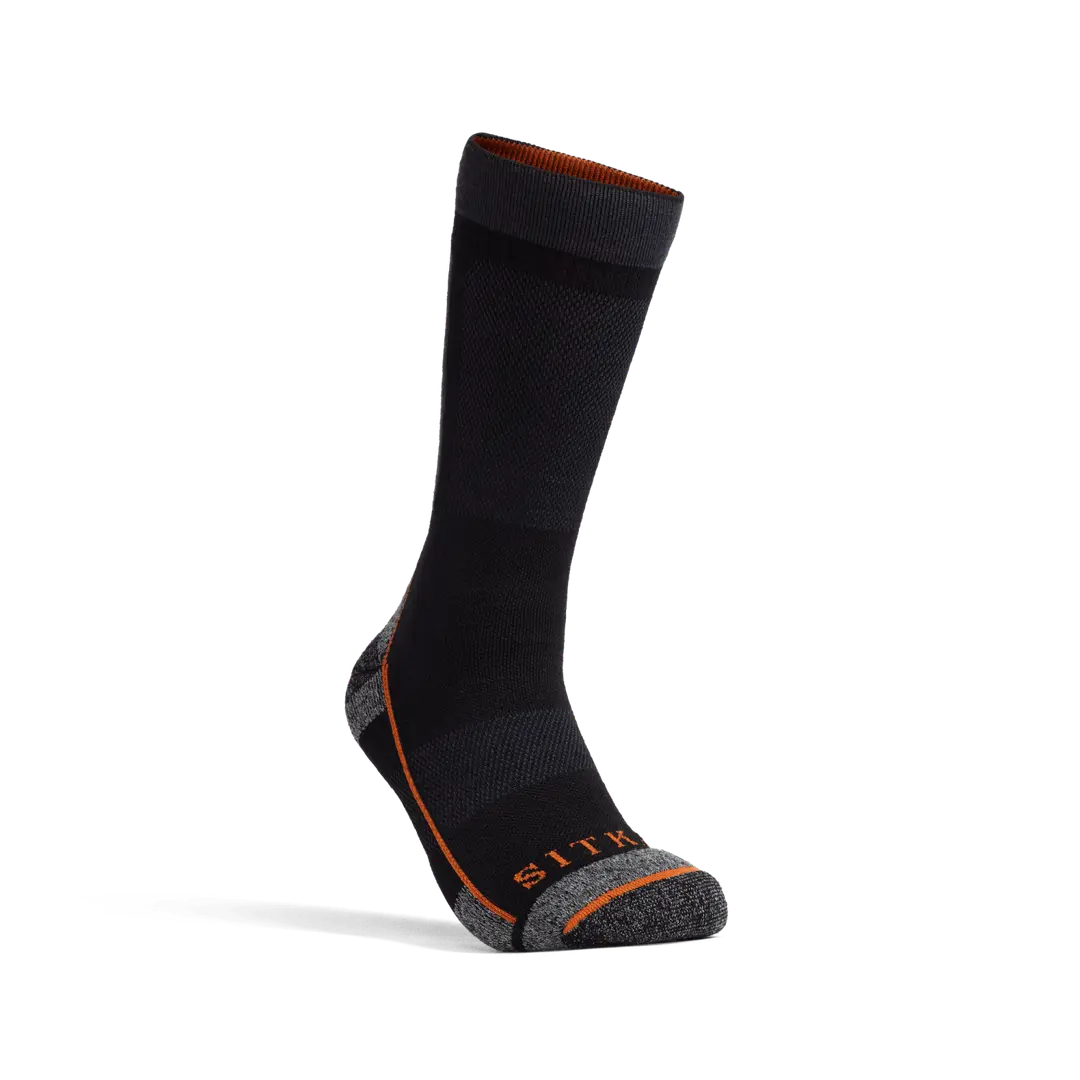 Mid Weight Crew Sock - Sitka Black
