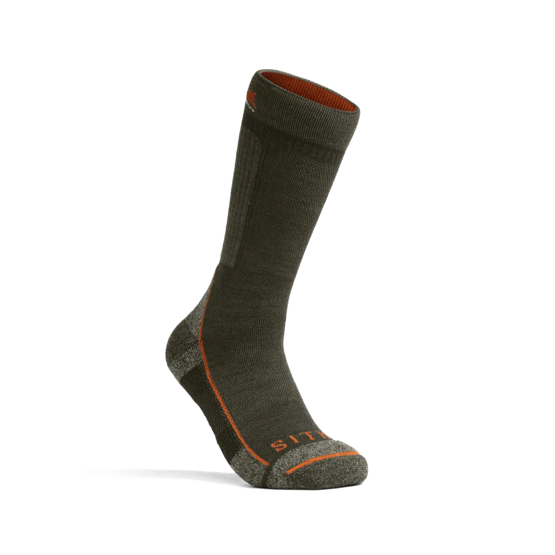 Mid Weight Crew Sock - Deep Lichen