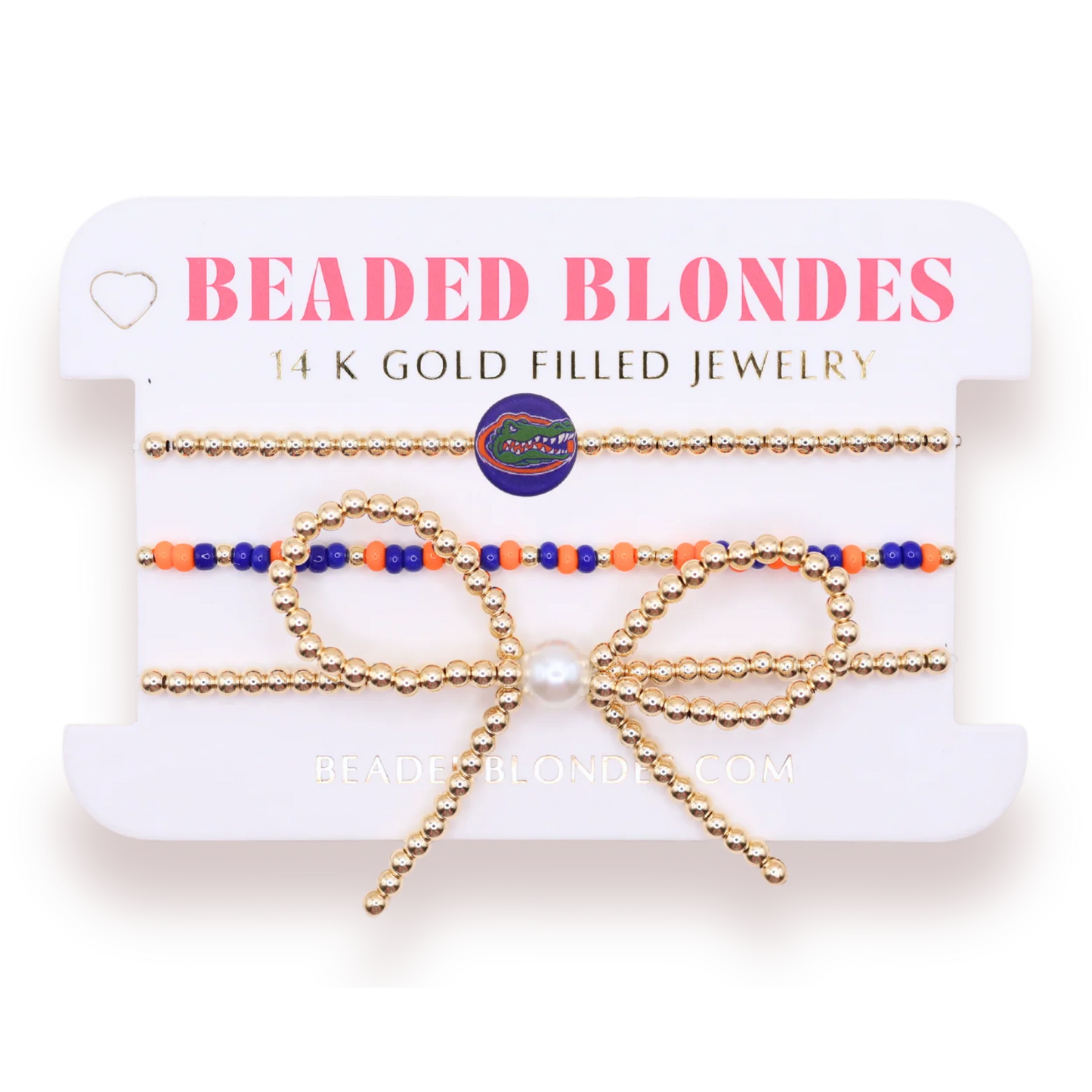 Florida Logo Flip Bow Stack of 3