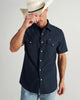 Men's Performance Western Short Sleeve Pearl Snap - Navy