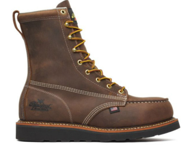 Steel Toe 8" Moc Toe Work Boots