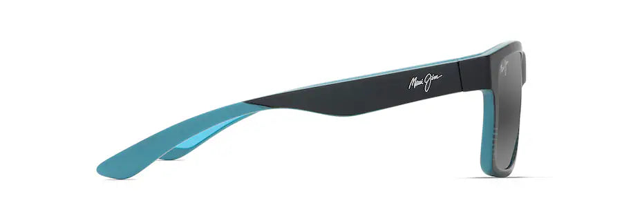 The Flats Black & Teal Stripes w/ Neutral Grey Lenses