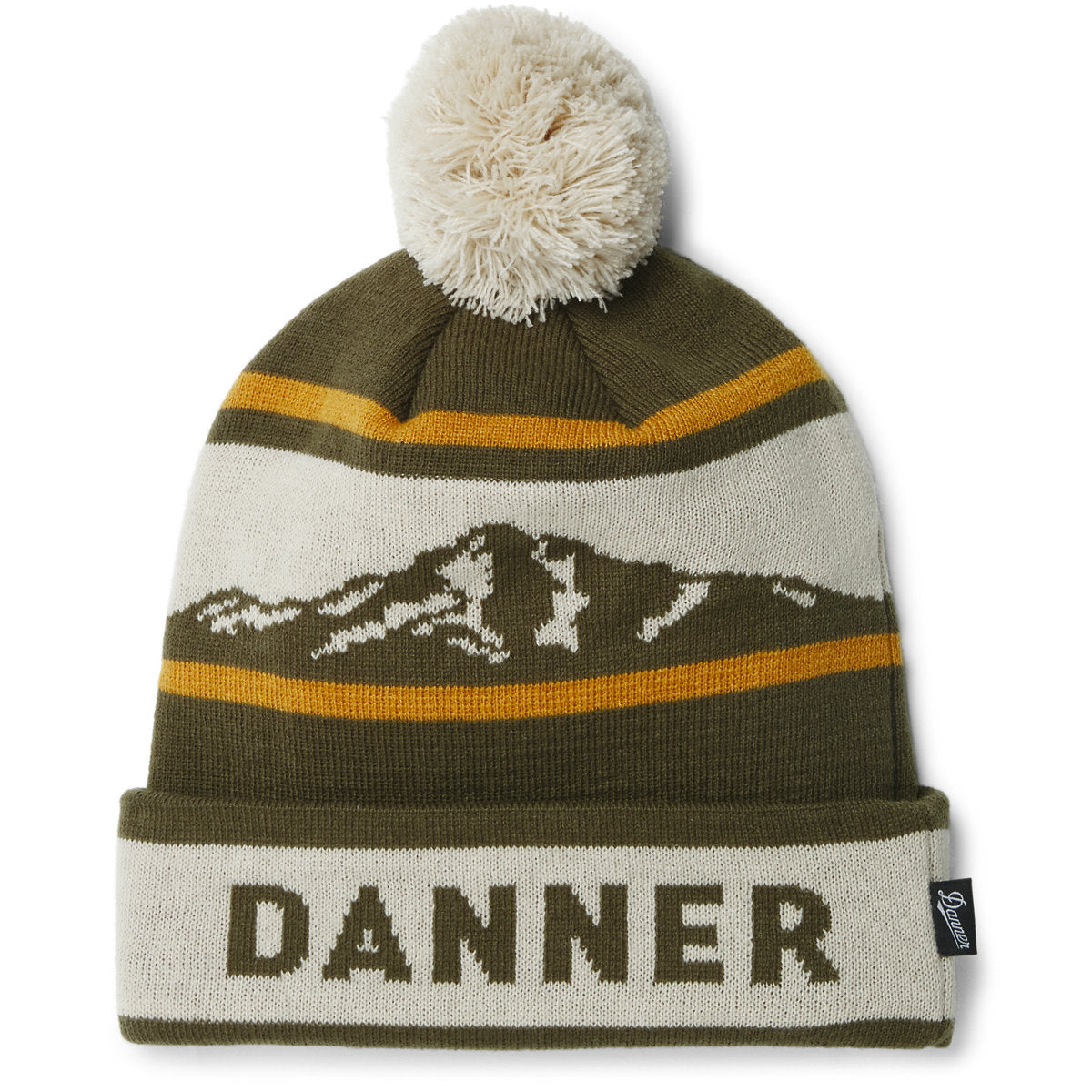 Mountain Pom Beanie - Loden/Oatmeal