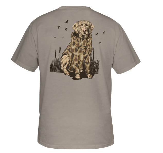 Drake Old School Hoodie Lab SS Tee - Island Fossil Lt Heather