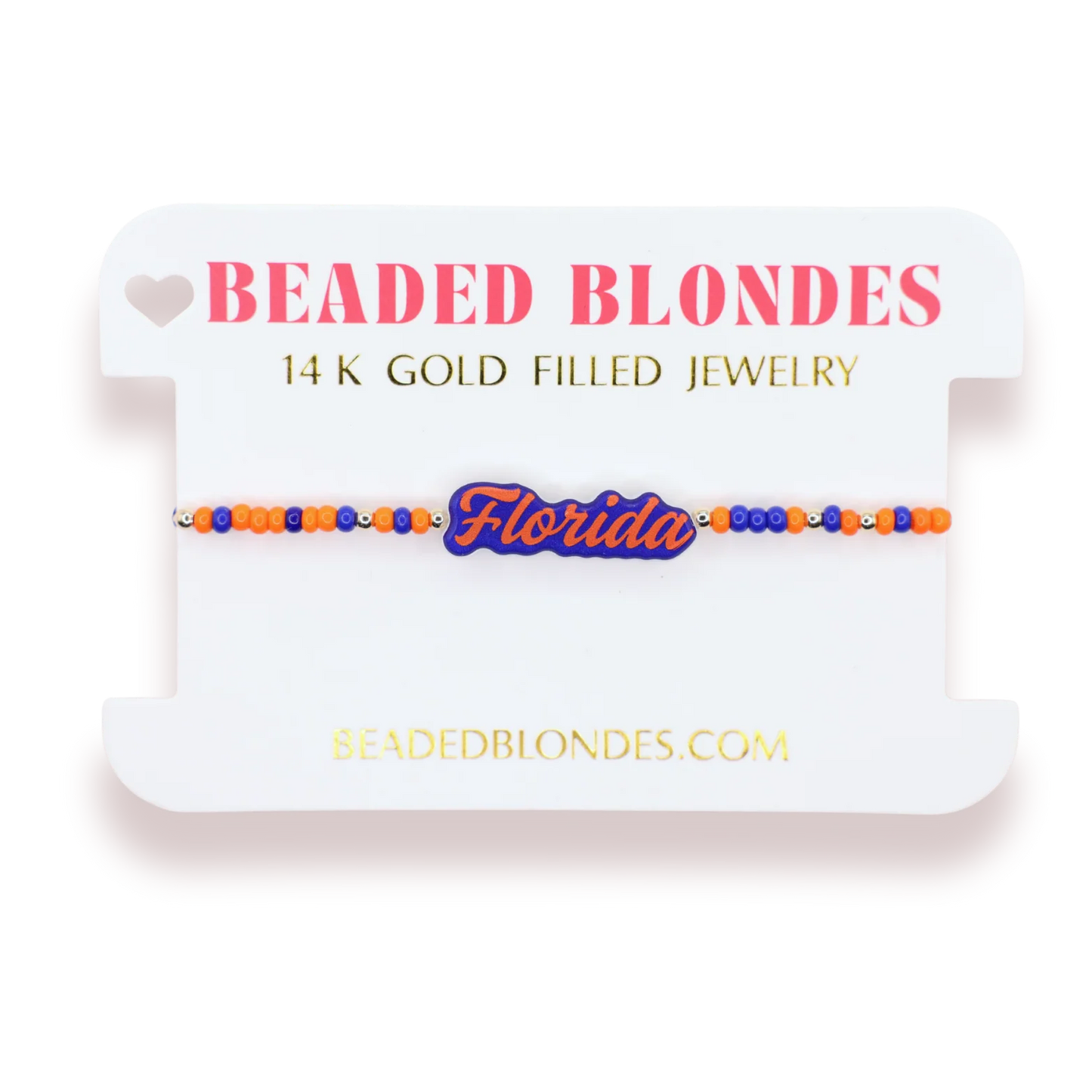 Florida Word Bracelet On Color