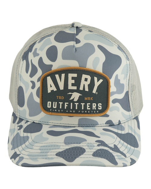 Avery Duck Camo Patch Hat - Blue