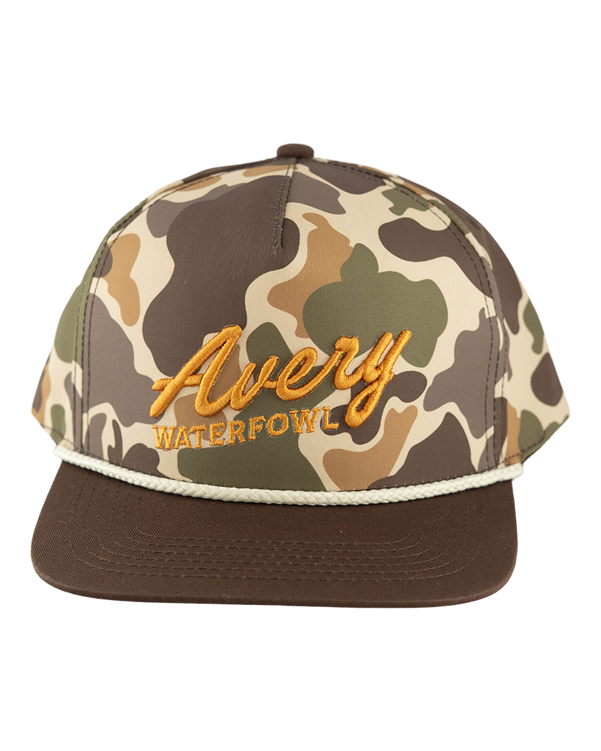 Avery 5 Panel Rope Hat - Camo