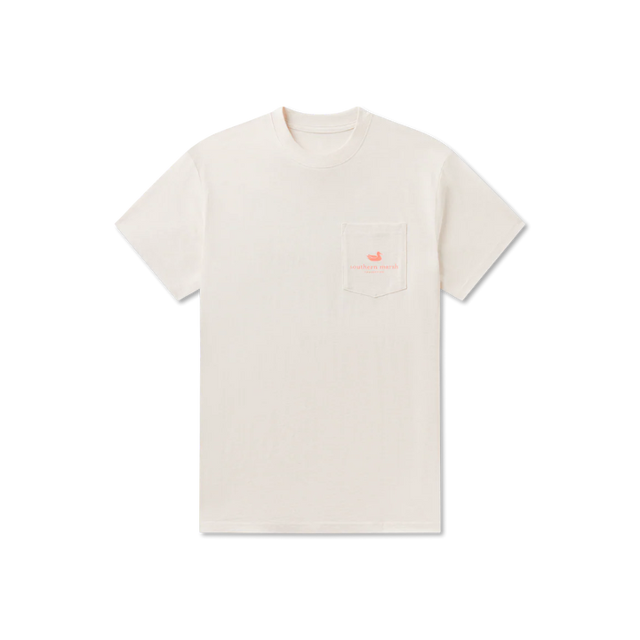 Pin High Tee - Washed Pebble