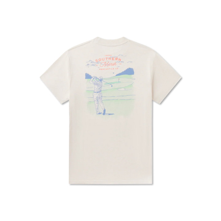 Pin High Tee - Washed Pebble