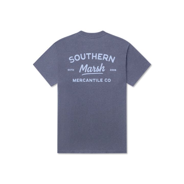 Branding - Mercantile Tee - Washed Navy