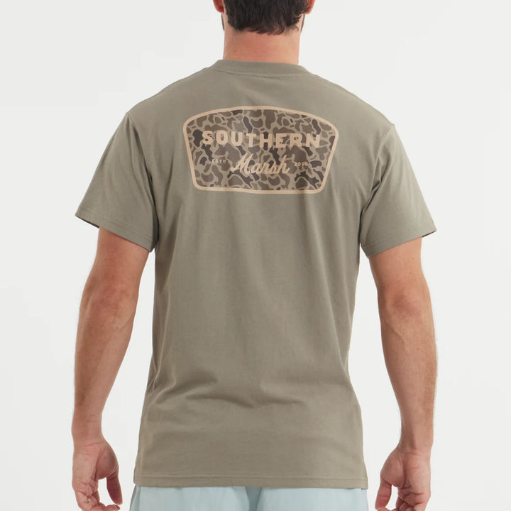 Branding Retro Camo Tee - Stonewall Olive