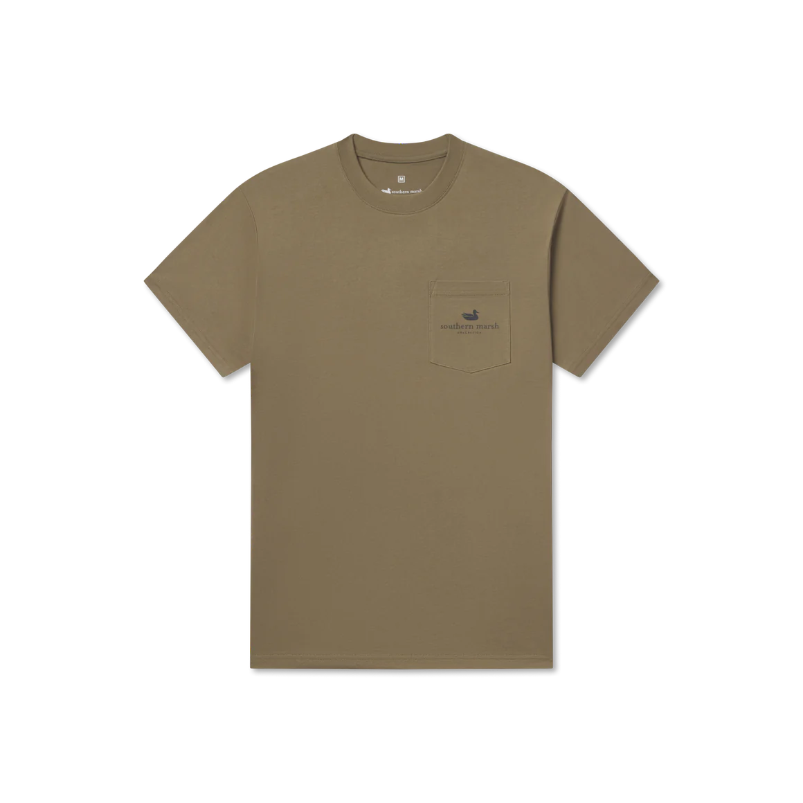 Camping Arrowhead Tee - Moss Green