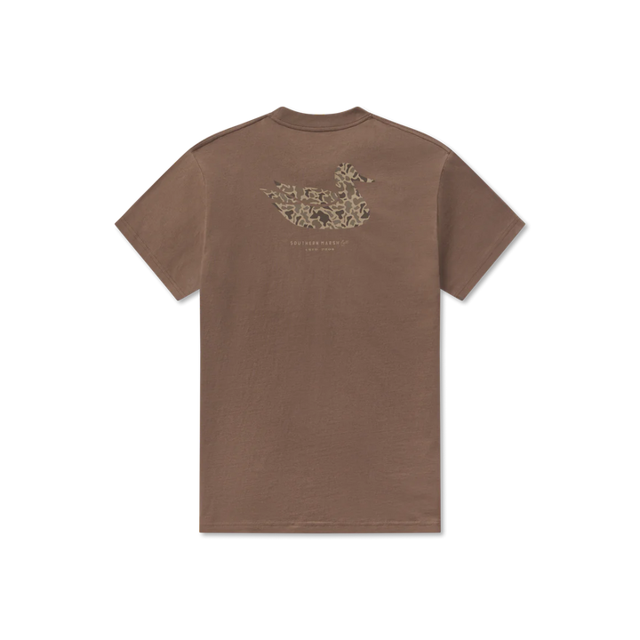 Duck Originals Tee Camo - Carajillo Brown