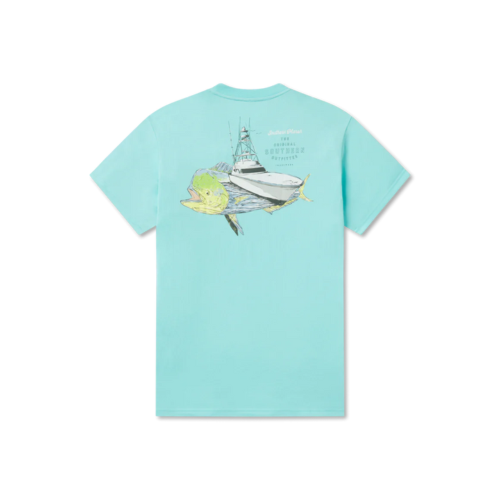 Mahi Moves Tee - Antigua Blue