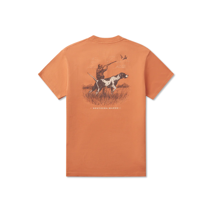 Pointer Uplander Tee- Burnt Orange