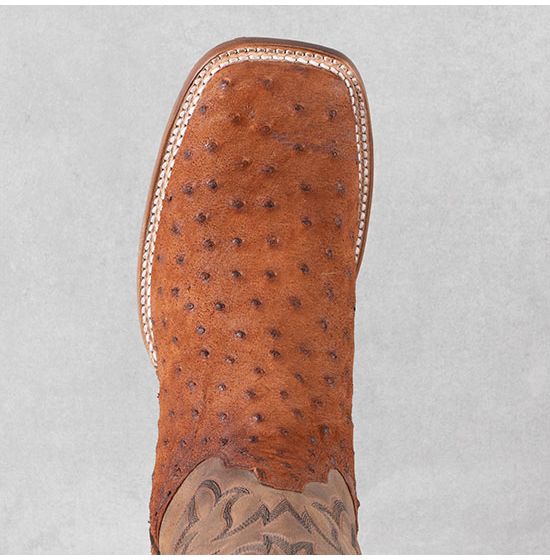 Wild Brandy Full Quill Ostrich Boot