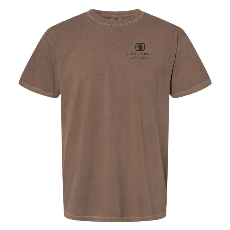 Bark Camo Logo Tee - Brown