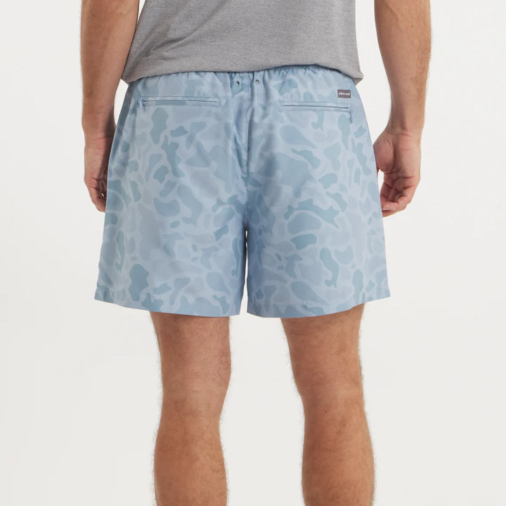 Billfish Lined Performance Short - Camo - Mist