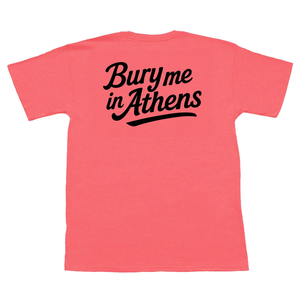 Bury Me In Athens Short Sleeve Pocket Tee - Nantuckt Red