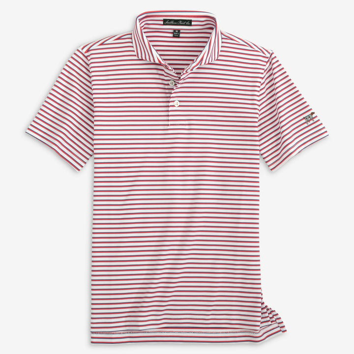 Coast Stripe- Navy and Washed Red