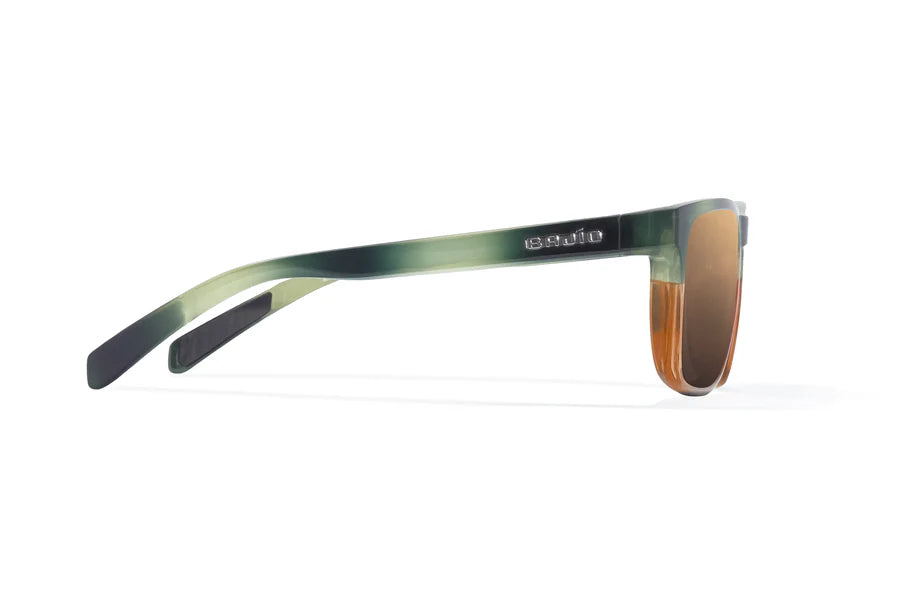 Calda Green Ochre Split Gloss with Copper Glass Lenses