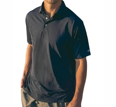Santa Clara Performance Polo Black