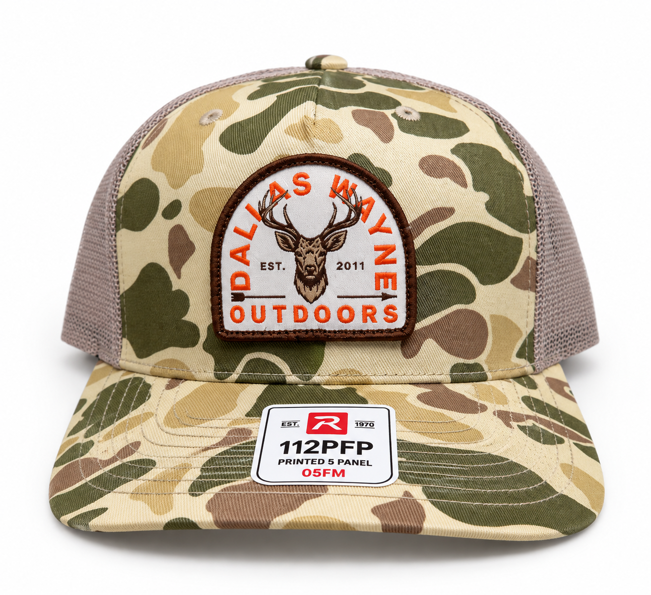 Dallas Wayne Field Hat - Deer Camp - Vintage Duck Camo