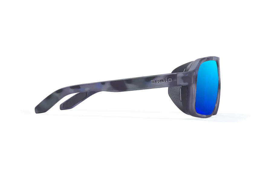 Cocho Matte Dark Blue Camo with Blue Mirror Glass Lenses