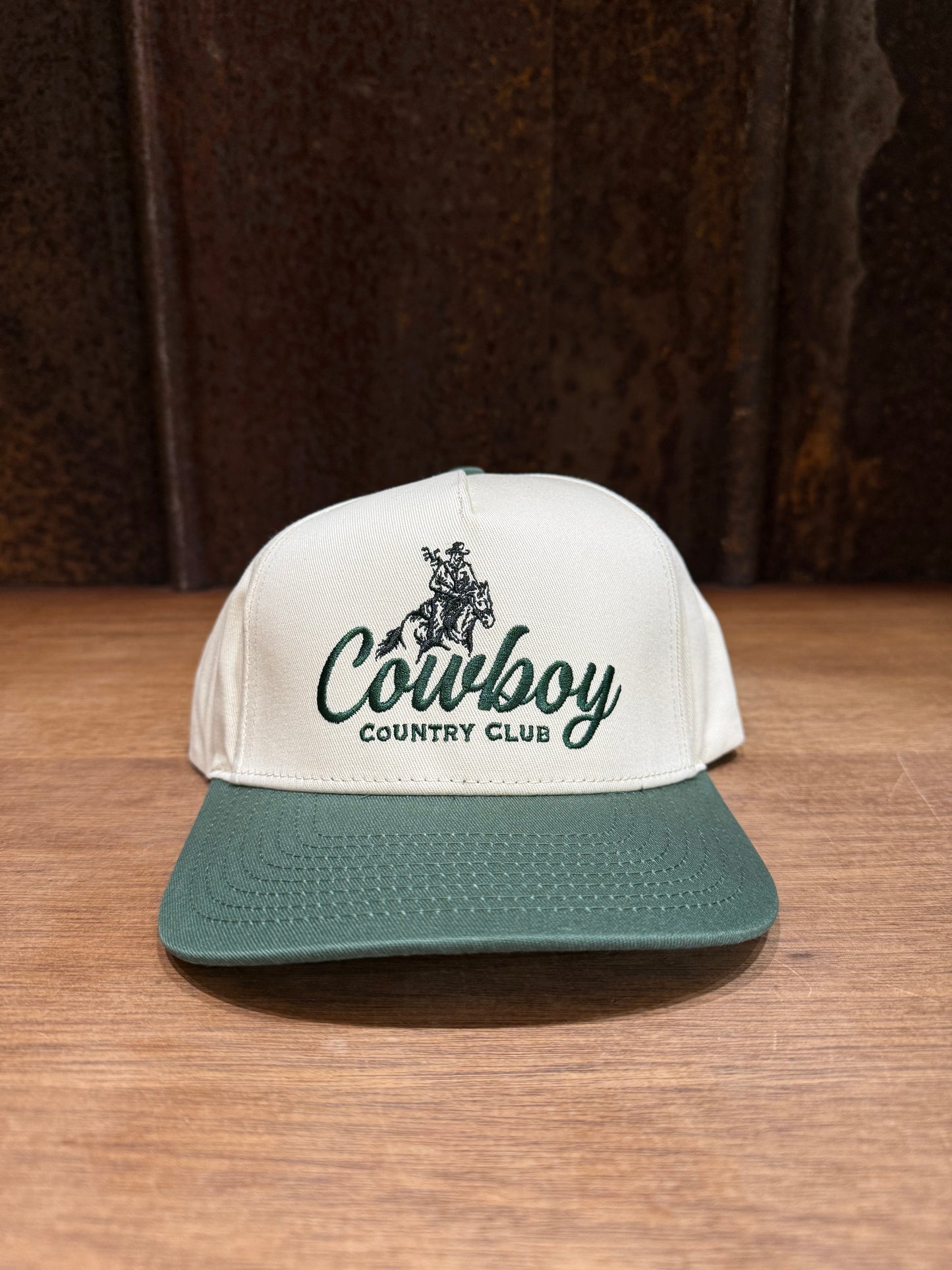 Two Tone Rodeo Golfer Hat Green