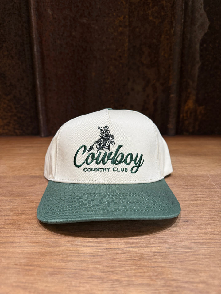 Two Tone Rodeo Golfer Hat Green