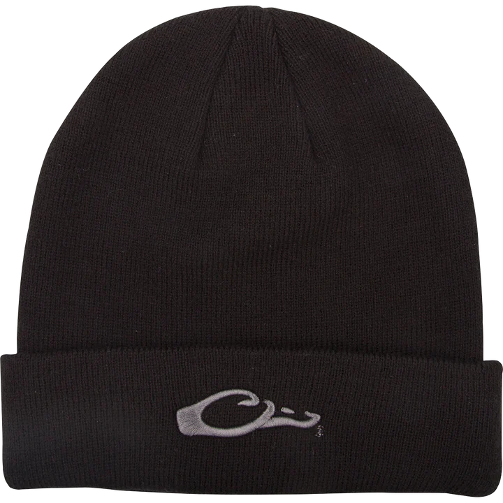 LST Rib-Knit Stocking Cap - Black