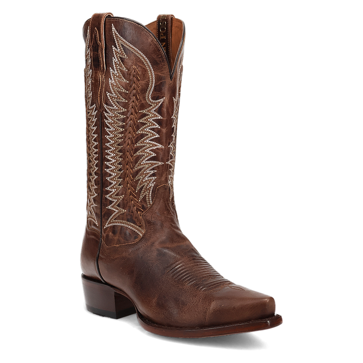 Rip Leather Boot - Chocolate
