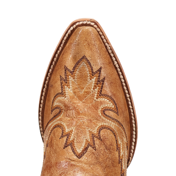 Katina Leather Boot- Brown/Brown