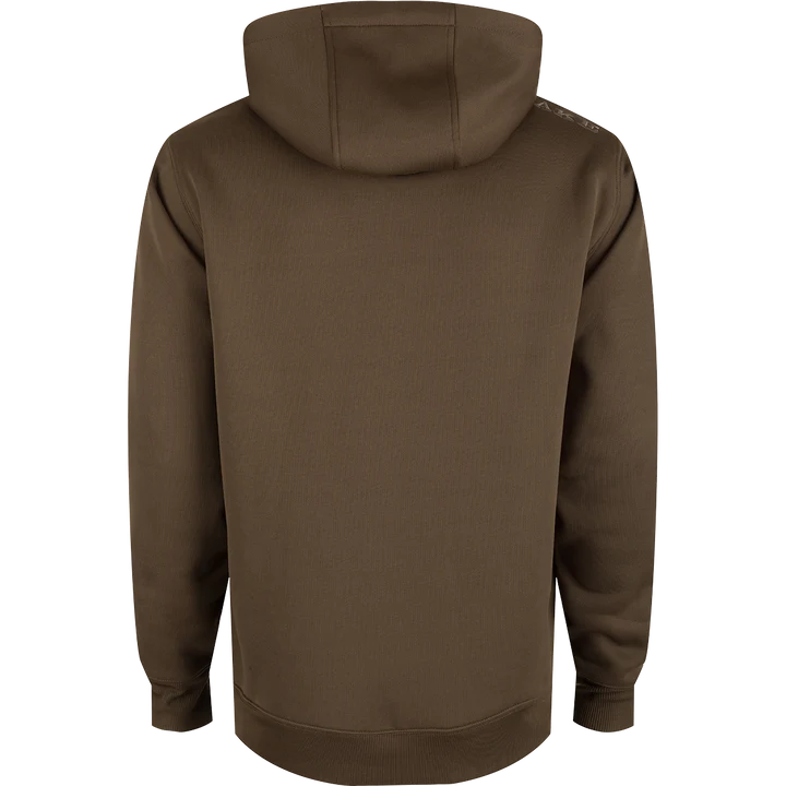 Back Eddy Embossed Hoodie - Chocolate Chip
