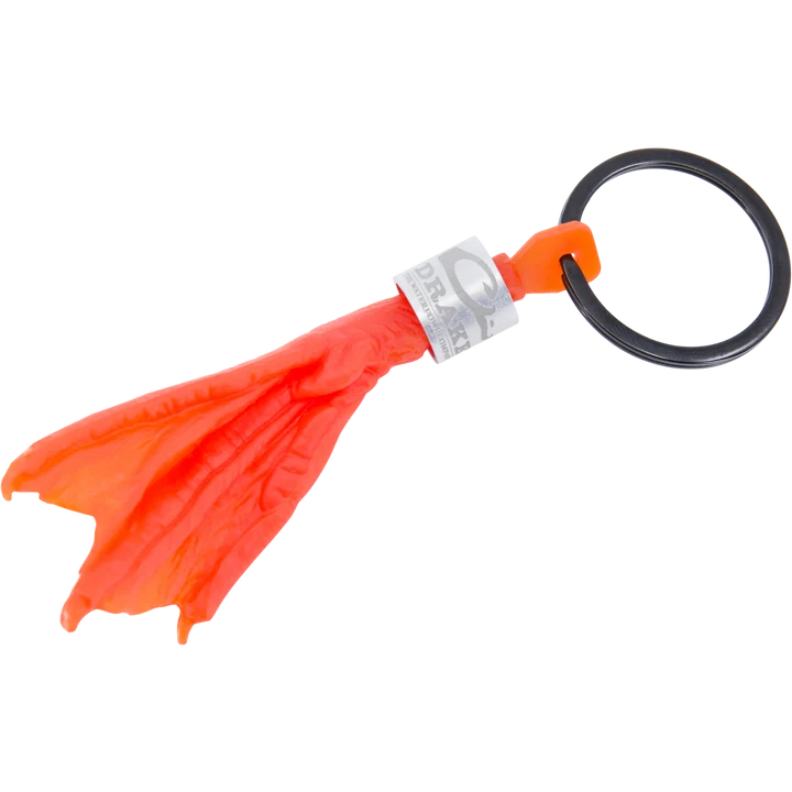 Duck Foot Key Chain - Orange
