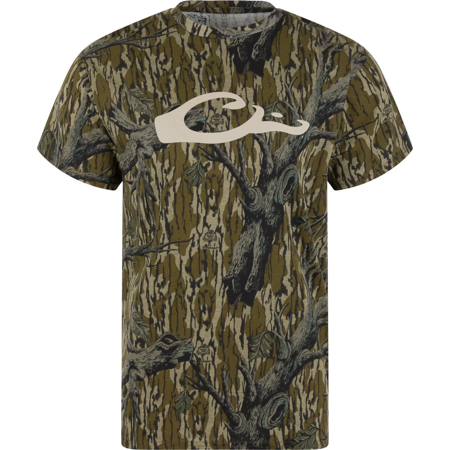 Drake Camo Graphic Logo T-Shirt - Mossy Oak Original Treestand
