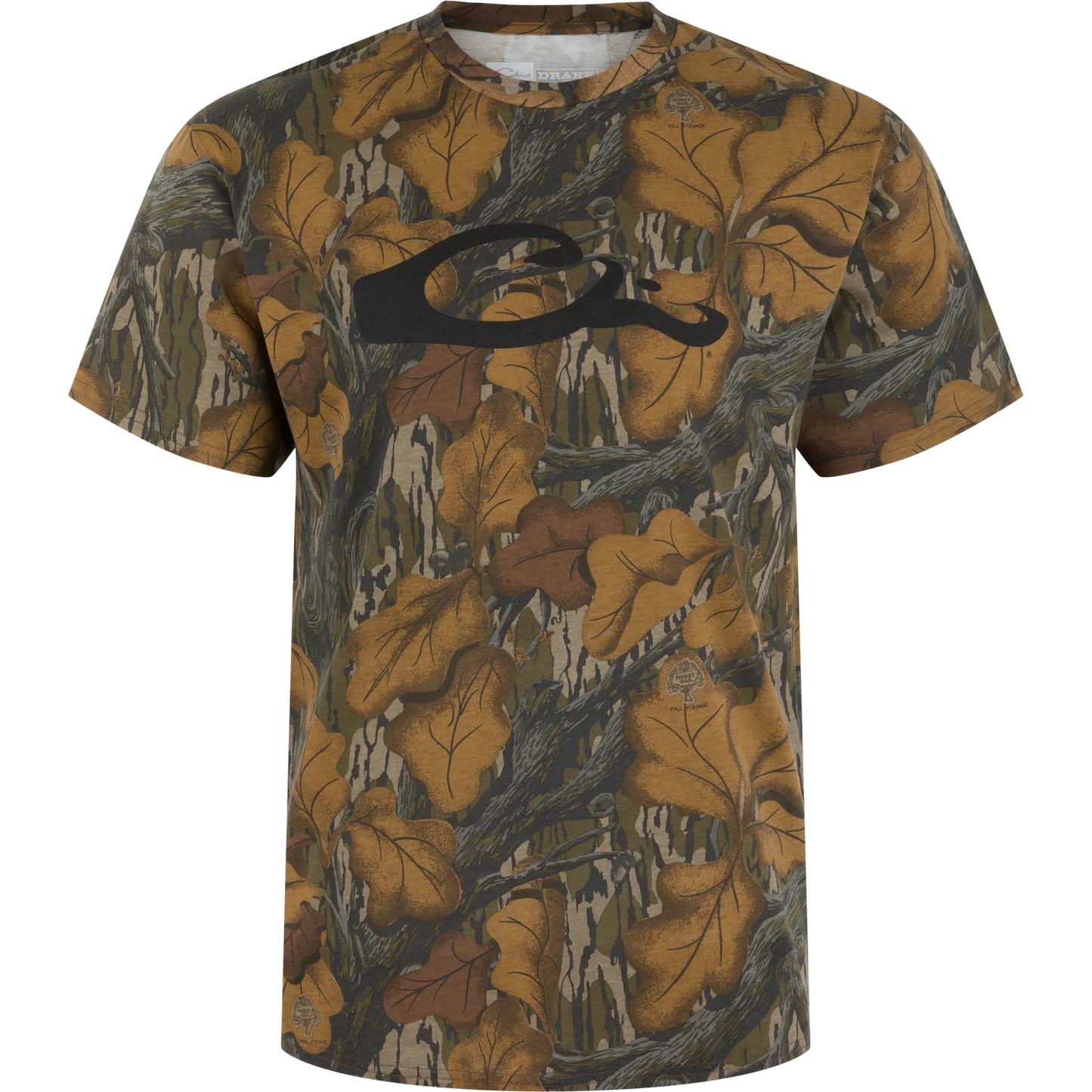 Drake Camo Graphic Logo T-Shirt - Mossy Oak Fall Foliage