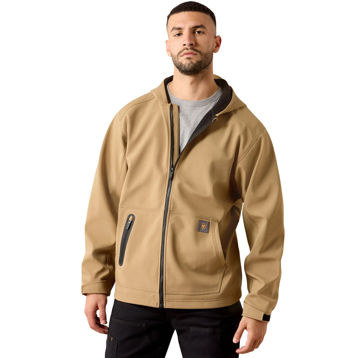Ariat Men's Rebar Field Khaki Durastretch Utility Softshell Jacket