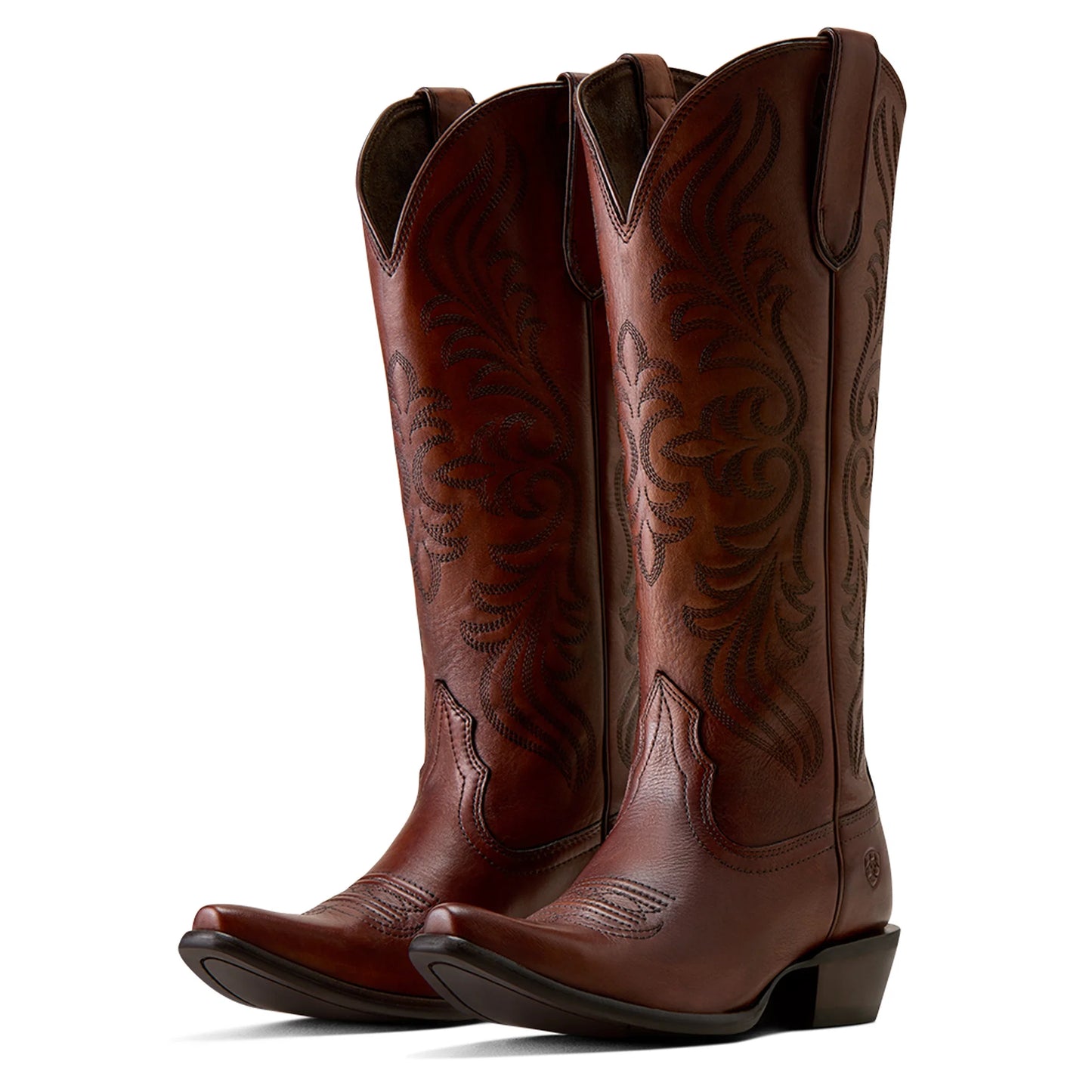Ariat Ladies Calera Leather X Toe Western Boot - Whiskey