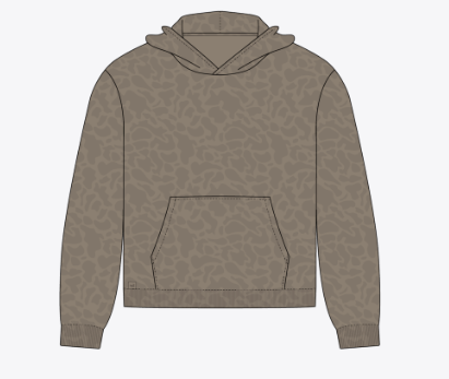 SEAWASH Spruce Hoodie - Khaki Camo