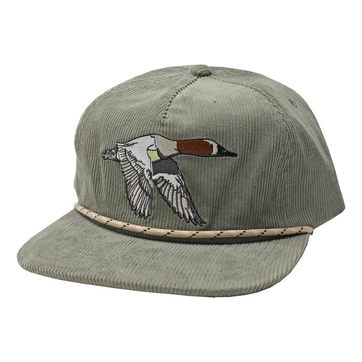 Canvas Back Corduroy Hat - Agave