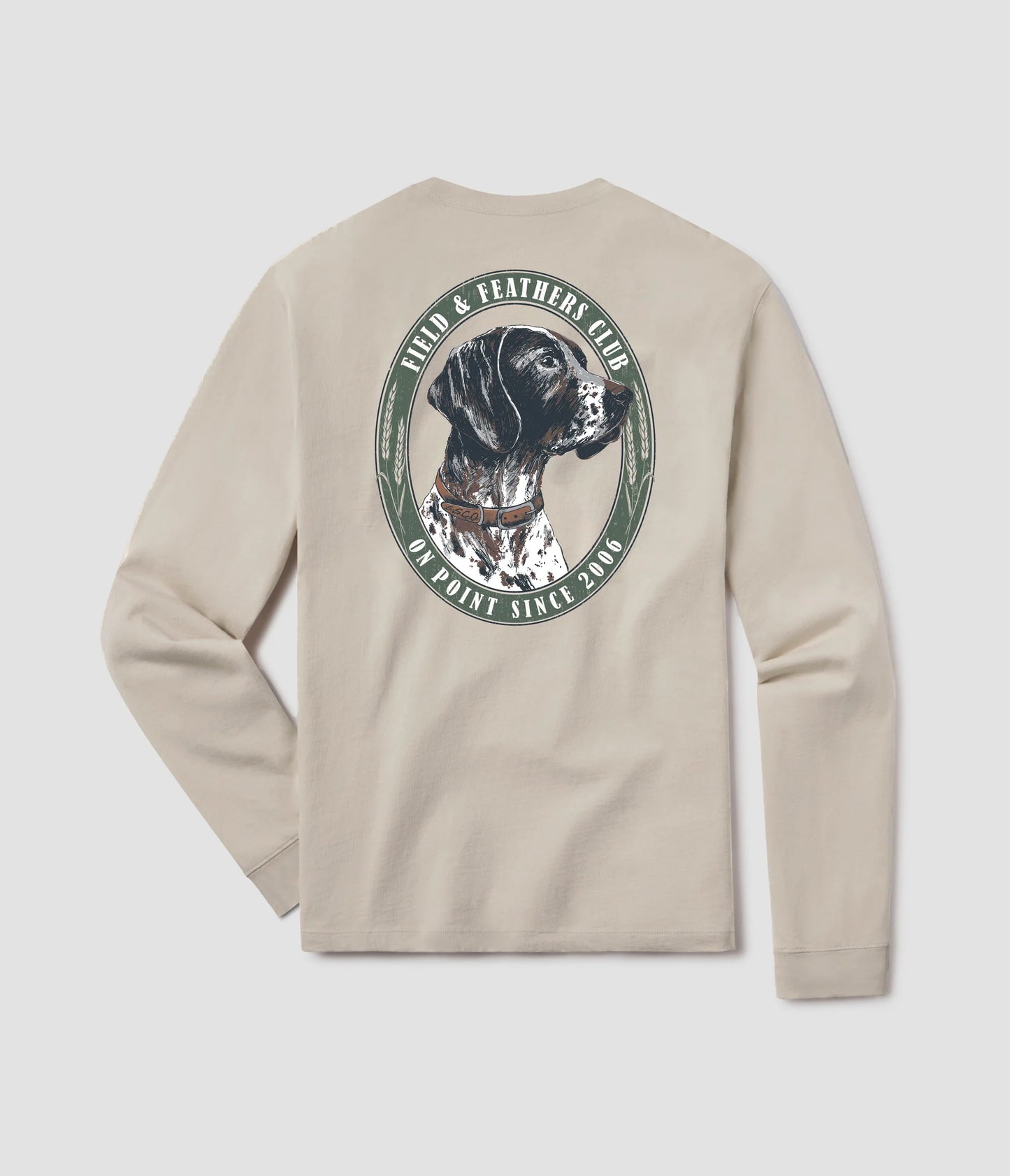 Field And Feathers Tee - Taupe