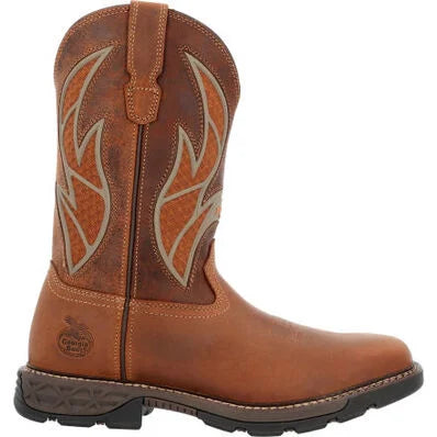 Carbo-Tec Flex Pull On Work Boot - Brown