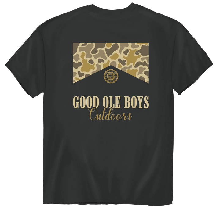 Camo Apex Logo Tee - Charcoal