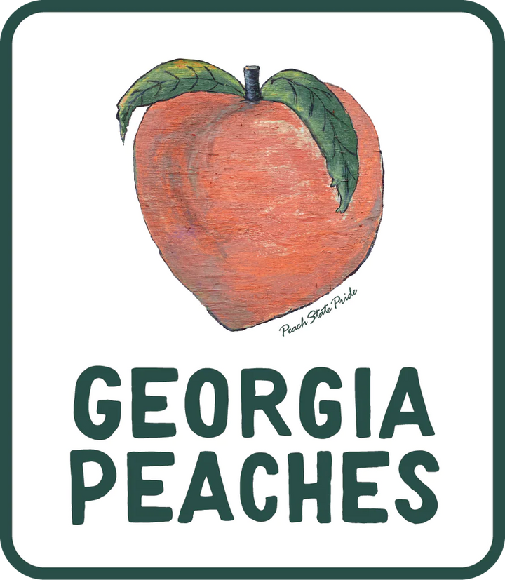 Georgia Peach Decal