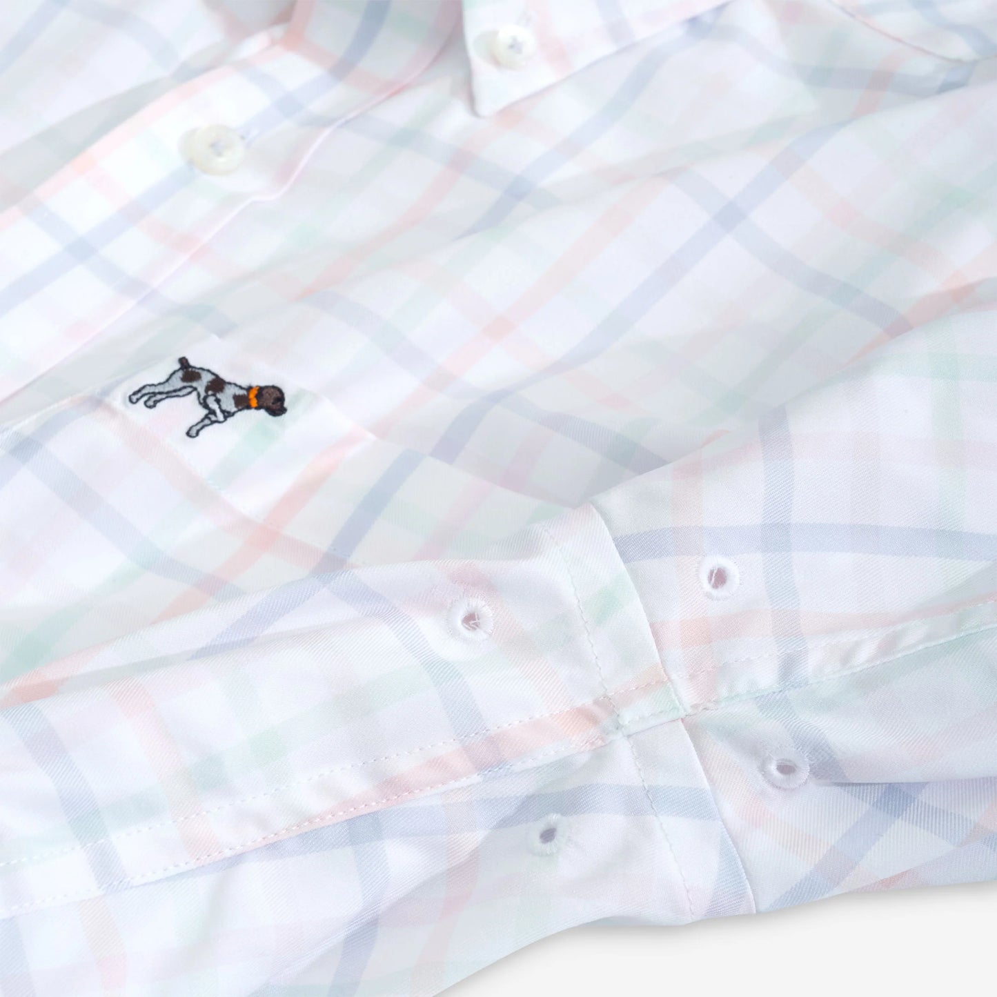 Hadley Performance Button Down - Shoreline Plaid